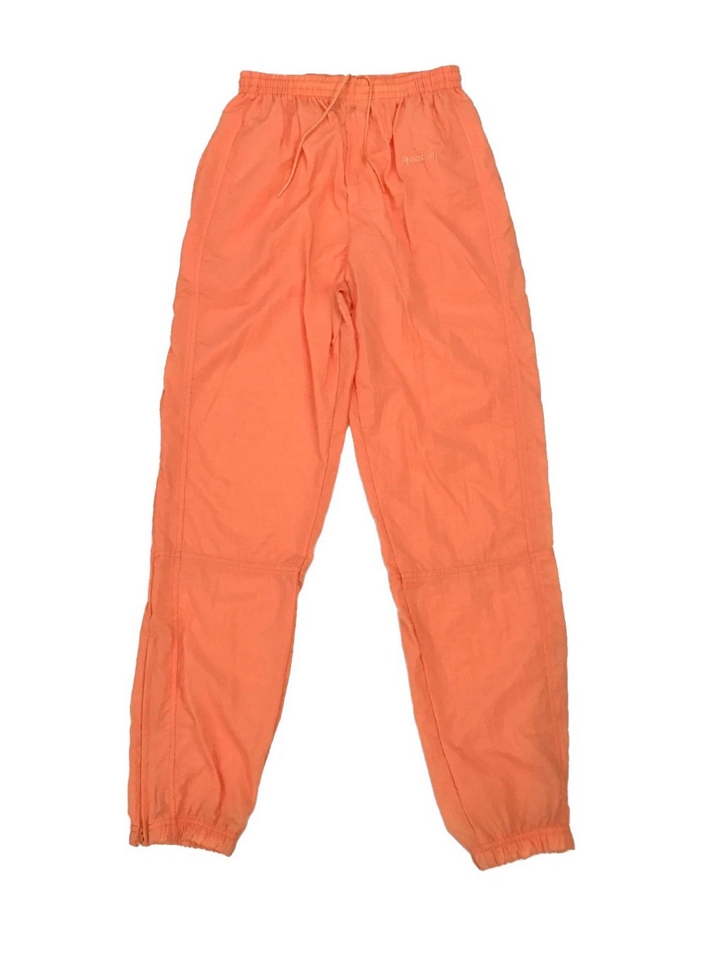 Vintage Reebok Windbreaker Pants Mens Medium M Peach Joggers Running Iverson 90s